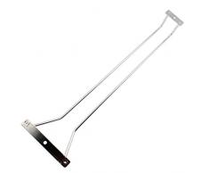 Abcsea 40 cm Weinregal aus Edelstahl, Chrom weinglashalter Regal hängend, weinglashalter umhängen 1 Stück (1 Reihe)