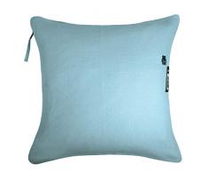 Sunny-Kissenbezug – weiche Kissenhülle aus Baumwolle für Sofa, Terrasse und Garten – mit dekorativem Reißverschluss - 40x40 cm – 515 water – von ’zoeppritz since 1828’