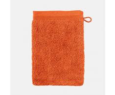 Möve Superwuschel Waschhandschuh, red Clay, 20 x 15 cm