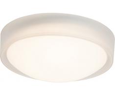 Brilliant Tonia Wand und Deckenleuchte, LED integriert, 1x 10 W, 750lm, 3000K, Metall Kunststoff, transparent/weiß G94224/70