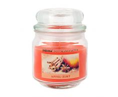 pajoma Duftkerze Apfel-Zimt Sweet Christmas Edition im Bonbonglas, 248 g, Premium Kerze zum verschließen, für Circa 55 Stunden, Kerze perfekt für Weihnachten