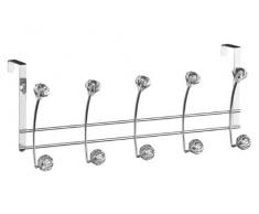 Premier Housewares Hakenleiste mit 10Â Haken und Ziersteinen, verchromt