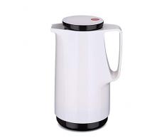 Rotpunkt Isolierkanne 760 1,0 l | (snow) Doppelwandige Vakuumisolierung | Zweifunktions-Drehverschluss | BPA Frei- gesundes Trinken | Made in Germany