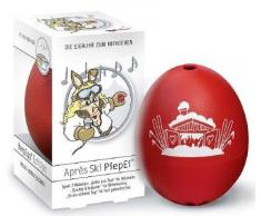 Brainstream Après Ski PiepEi, Eieruhr zum mitkochen, Spielt 3 Melodien für 3 Härtegrade, A003577