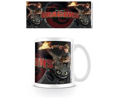 empireposter Dragons - Toothless and Hiccup - Drachenreiter Defenders of Berk Keramik Tasse - Größe Ø8,5 H9,5cm