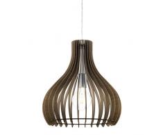 EGLO TINDORI Hängeleuchte, Stahl, 60 W, Ø 38 cm, nickel-matt