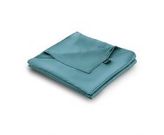 ZonLi 48x72 Blue Cooling Bamboo Bettbezug für Sommer, Abdeckungen Removable Duver für Weighted Blankets