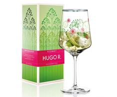 RITZENHOFF Hugo R. Aperitifglas von Inga Knopp-Kilpert, aus Kristallglas, 544 ml, mit edlen Platinanteilen