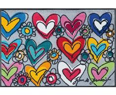 Wash + Dry with Love, All Things Are Possible Fußmatte, Acryl, bunt, 50x75x0.7 cm