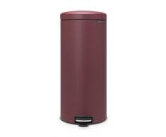 Brabantia newIcon Treteimer 30 L Sense of Luxury, Edelstahl, mineral windsor rot, 30 Liter