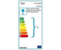 SLV LED Deckeneinbaustrahler NEW TRIA 78 I rund, QPAR 51, GU10, single, einflammig, LS, Blattfeder, matt weiß, Einbauleuchte, Deckenstrahler, dreh- und schwenkbare Deckeneinbauleuchte, Indoor