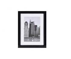 Henzo Metallica 15x20 schwrz Bilderrahmen, Plastik, schwarz 20.8 x 15.8 x 1.5 cm