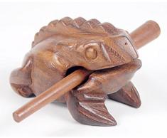 WorldProfessional Thai Hand geschnitzt aus Holz hergestellt in Thailand New 11,4 cm Holz Spielzeug, Braun
