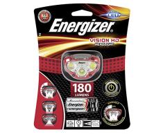 Energizer Kopflampe Vision HD (inkl. 3xAAA, bis zu 180 Lumen, 40m Reichweite wetterfest IPX 4)