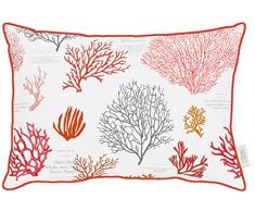 APELT Kissen, Baumwolle, Koralle, 35 x 50 x 15 cm