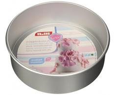 IBILI Kuchenform rund/extra hoch 30x10 cm, Aluminium, Silber, 30 x 10 cm