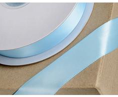 Club Green doppelt Satinband, blau, 6 mm x 25 m