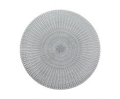 Zeller Platzset, PVC, silber, 41 cm