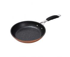 Just For Chefs Q2903 Induktionsgeschmiedete Pfanne, Kupfer, 24 x 4,8 cm