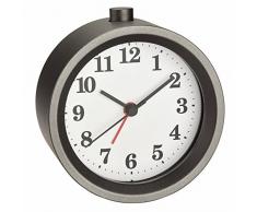 TFA Dostmann Elektronischer Wecker, Metall, Grau, 9 x 5 x 10 cm