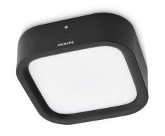 Philips LED Wandaußenleuchte Puddle, schwarz, 172693016
