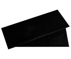 Rayher 67270576 Seidenpapier, schwarz, 50x75cm, 5 Bogen, 17g/mÂ², lichtecht, farbfest, leicht transparentes, dÃ¼nnes Papier, Geschenkpapier, Papier zum Basteln
