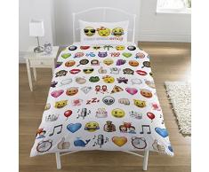 Emoji Multi Emojis Bettbezug-Set, Einzelbett