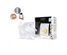 Caso ZIP-Beutel 26x23cm, 20 Stück für Vakuumierer mit ZIP-Adapter, kochfest, für Mikrowelle und Sous Vide geeignet, BPA Frei, stark & reißfest, wiederverwendbar