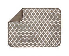 S&T XL Abtropfmatte aus Mikrofaser Rankgitter Taupe