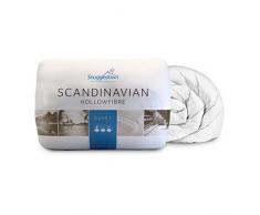 Snuggledown Bettdecke mit skandinavischer Hohlfaser, Polyester, weiß, Einzelbett