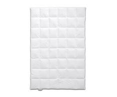 Böhmerwald ® Schlafgenuss Daunendecke, allergikergeeignet, 100 % Gänsedaunen, 200x200 cm, Weiß