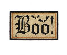 DII Natürliche Kokosfaser Fasern, 45,7 x 76,2 cm Eintrag Wege Outdoor Fußmatte mit Rutschfeste Unterseite – Hello Aqua, Boo, 18x30