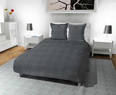 Soleil docre Galaxy Bettwäsche, Baumwolle, Ecru, cm, Baumwolle, grau, 260 x 240 cm