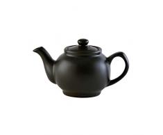 Price & Kensington, 2 Tassen Teekanne, Steingut, schwarz, matt