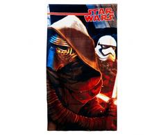 Star Wars Kylo Ren und Stormtrooper Strandtuch, Baumwolle, Schwarz, 140 cm x 70 cm
