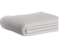 Dormisette 838704 Piqué Baumwolldecke, Baumwolle, Stein, 210x150x2 cm