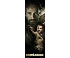 Walking Dead, The - Rick - Tür Filmposter Kino Movie Gruselfilme - Grösse 53x158 cm