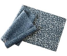 modern-twist Silikon Tischläufer, Silikon, Midnight Blue, Twine / 72 x 14-Inch