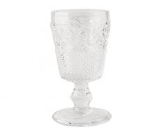 Katie Alice Vintage Indigo Kelchglas aus Glas, 8,5 x 15,8 cm (3 x 6 Zoll)