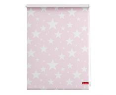 Lichtblick Rollo Klemmfix, 100 x 150 cm mit Motiv Sterne Montage ohne Bohren, moderner Sicht-und Sonnenschutz, Motivrollo, lichtdurchlässig & Blickdicht