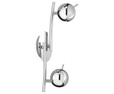 Trio Leuchten LED Strahler Bowie 818000206, Metall chrom, exkl. 2x GU10