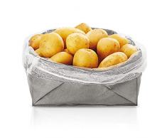 Metaltex Aufbewahrungskorb Fresh Line faltbar, Polyester/Polyamid, Mehrfarbig, 23 x 23 cm