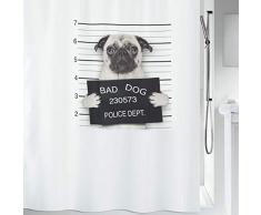 Spirella 10.18470 Anti-Schimmel Duschvorhang Bad Dog Anti-Bakteriell, waschbar, wasserdicht Polyester 180x200cm