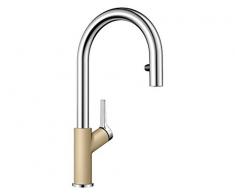 Blanco Carena-S Vario Küchenarmatur, 1 Stück, champagner / chrom, 521373
