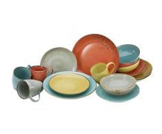 Creatable, 20438, Serie Nature Collection SPICY, Geschirrset, Kombiservice 16 teilig, Steinzeug