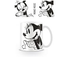 empireposter Minnie Mouse - B&W - Disney Keramik Tasse Kaffeebecher - Größe Ø8,5 H9,5cm