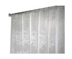 InterDesign Fiore PVC-freier Duschvorhang aus PEVA, 180 x 180 cm - WeiÃ