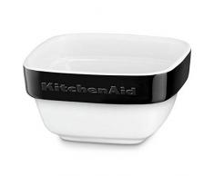 KitchenAid KBLR04RMOB Auflaufform, Keramik, 10 x 10 x 5 cm, weià / schwarz