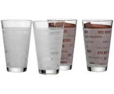 Ritzenhoff & Breker Latte Macchiato Gläser-Set Chicco, 4-teilig, satiniert