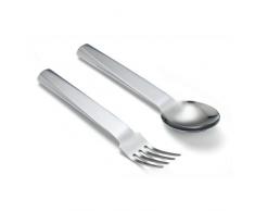 Philippi 189003 Lollo Salatbesteck poliertes Edelstahl, 2-teilig